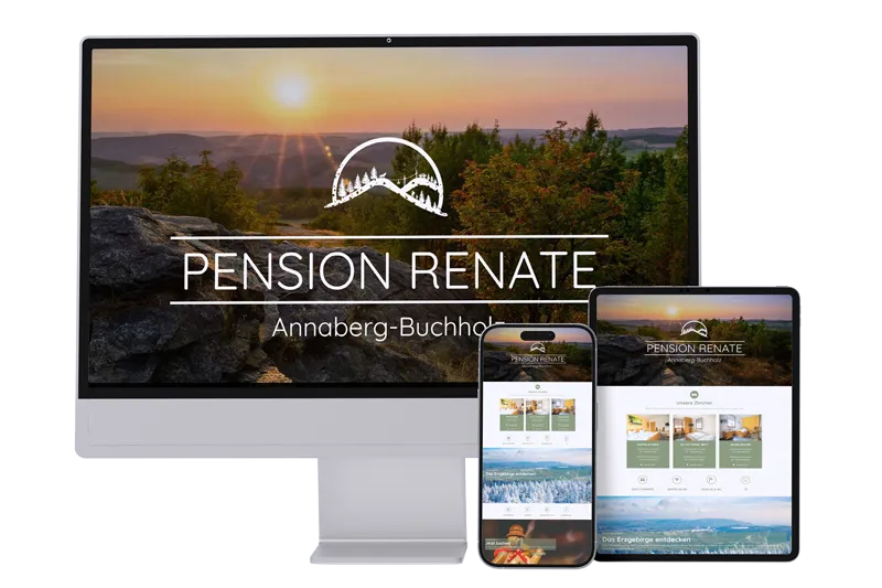 neue Webseite für Pension Renate im Erzgebirge