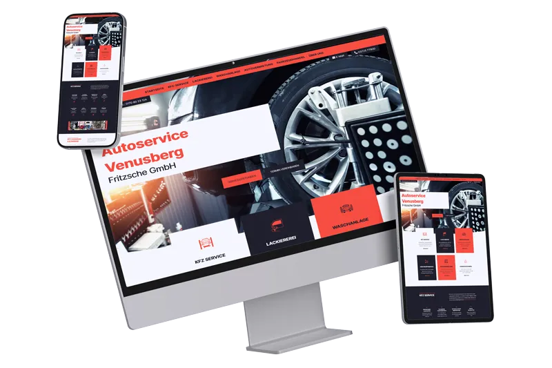 neue barrierefreie Webseite für Autoservice Venusberg Fritzsche GmbH